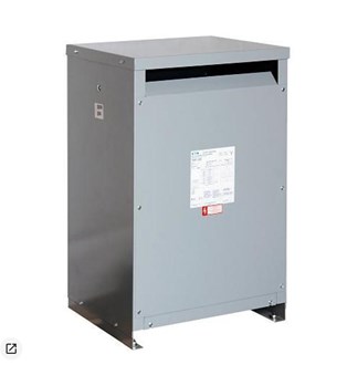 Eaton Transformer, Dry Type, TP-1, 480 x 120/208V, 3PH, 150 kVA